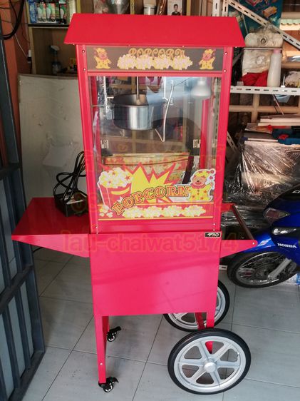 รถขายป๊อปคอร์นราคาโรงงาน รถตู้ป๊อปคอร์นไฟฟ้าเกรดเอ รถทำป๊อบคอร์น รูปที่ 3