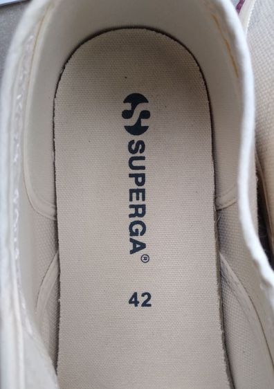 รองเท้าผ้าใบ superga ของแท้ สีเบจ รูปที่ 7