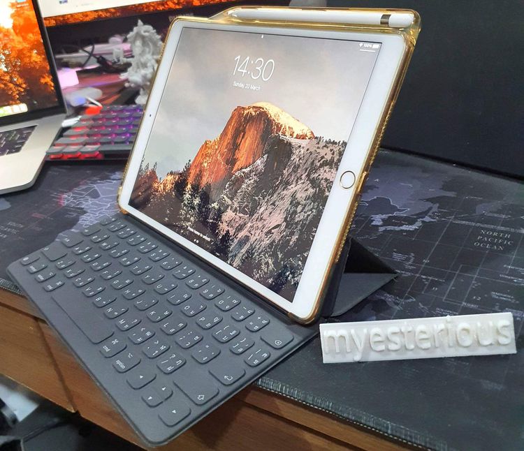 หาแลก หรือ ขาย iPad Pro 10.5 ไส่ซิมได้ 64g จอ 120hz มีเคส apple keyboard + apple pencil รูปที่ 5