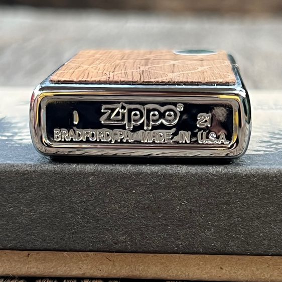 Zippo 49708 WOODCHUCK USA Walnut Leaves รูปที่ 11