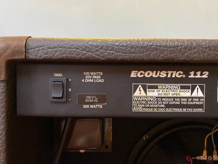 PEAVEY ECOUSTIC 112  made in THE USA . Acoustic amp รูปที่ 8