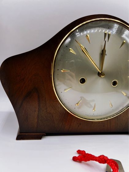 VINTAGE SMITHS AMBERLEY FLOATING BALANCE STRIKING MANTEL CLOCK   Made in Great Britain   รูปที่ 2