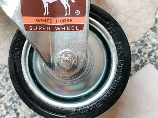 (107) ลูกล้อม้าเเท้  ยางแป้นหมุน ขนาด 3 นิ้ว รูปที่ 3