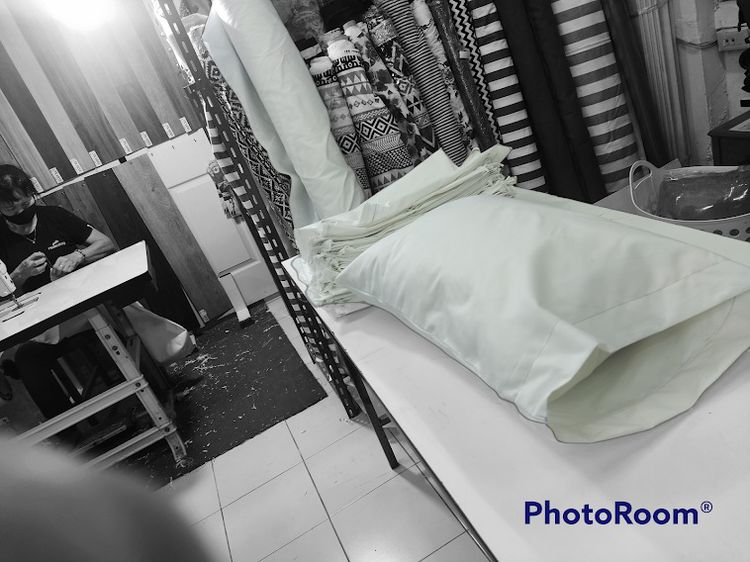 โรงงานผลิตปลอกหมอน 0817354812 ช่างรับเย็บตามสั่งผ้าปูที่นอน หมอนอิง   ผ้าปลอกโซฟา ที่นอน เบาะนั่งร้าอาหาร รูปที่ 11