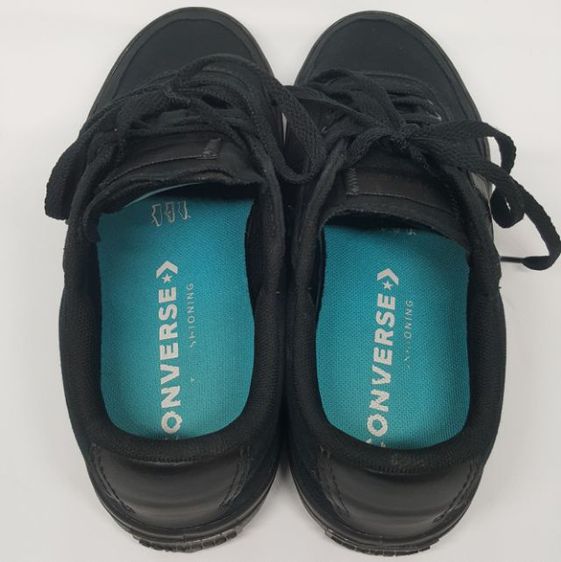 Converse รุ่น COURTLAND OX BLACK แท้ รองเท้าผ้าใบสีดำ รูปที่ 3