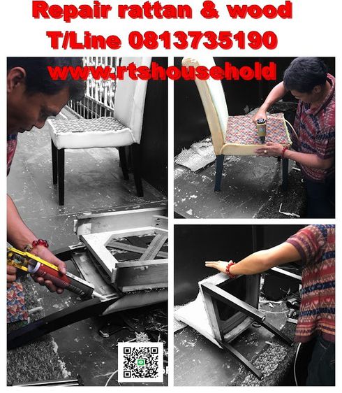 Rattan  Wicker 0813735190 Cane Wood Furniture Repairing Service รูปที่ 16