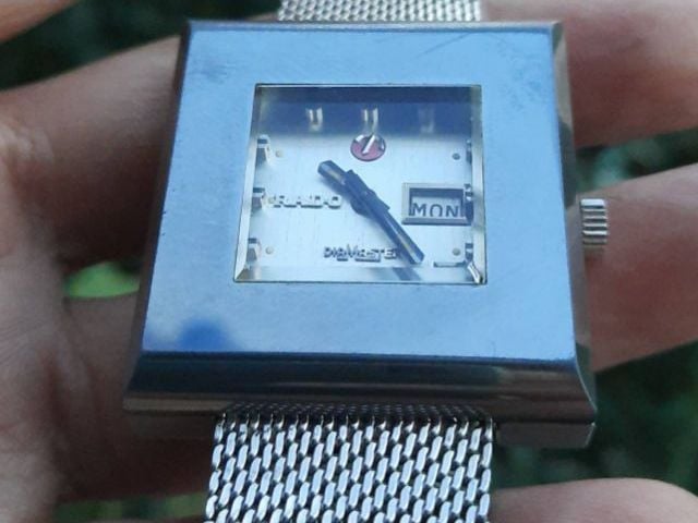 เงิน นาฬิกาวินเทจสวิส Rare Item ของ RADO รุ่น Diamaster 10  หายากมาก สภาพสวย