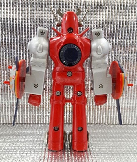 Mekanda Robot, Zincron (die-cast), Stock no. 43740, Marukai Trading co., Product of Japan, (6 rockets and 2 accessary badges included)  รูปที่ 6