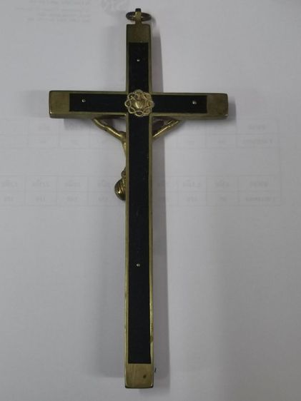 (บ.310) ไม้กางเขนพระเยซูทองเหลือง รูปที่ 4