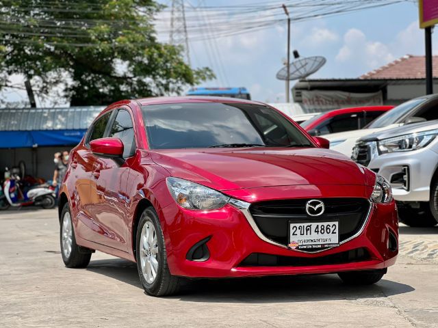 Mazda Mazda 2 2018 1.3 Sports High Connect Sedan เบนซิน เกียร์อัตโนมัติ แดง