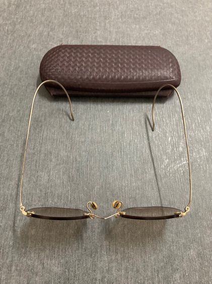 ขายแว่นตาทองkโบราณจับจุดแกะลาย vintage sunglasses Antique Durex 10th 12k Gold Filled made in italy 1940’s รูปที่ 15