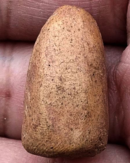 พระรอดเนื้อดิน เก่าเก็บหลายสิบปี สูง 2.5 ซ.ม ไม่ทราบที่ รูปที่ 2