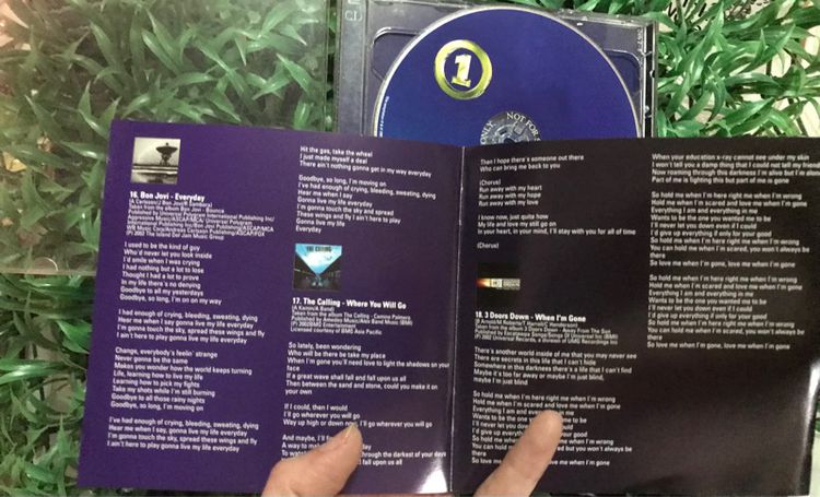 CD ซีดีเพลงสากล 1 🎉🎉All the HITS in One Album รูปที่ 7