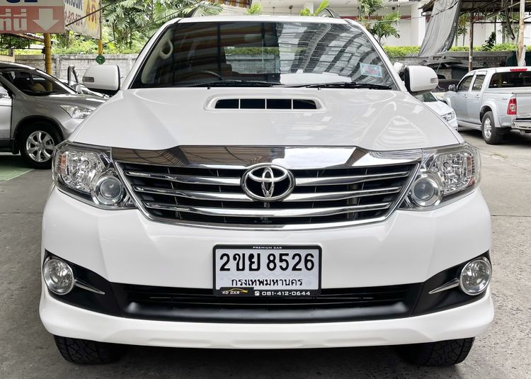 Toyota Fortuner 2015 2.5 G Utility-car ดีเซล เกียร์ธรรมดา ขาว