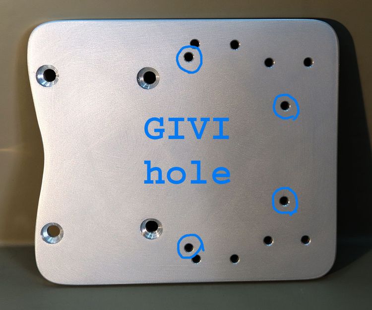 แร็คยึดกล่องท้ายรถมอเตอร์ไซด์ PCX ฐานอลูมิเนียมหนา 9มม. (เฉพาะฐานไม่รวมกล่อง) รูปที่ 8