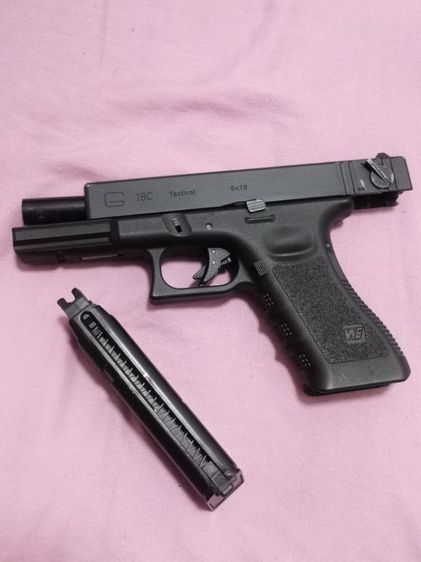 BB Gun WE G18C Glock 18C Full Auto Black Gen4 รูปที่ 17