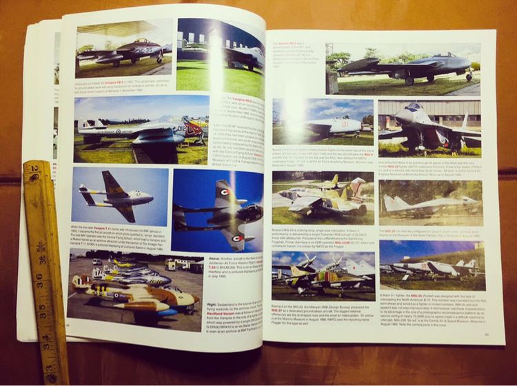หนังสือเครื่องบินเก่าอเมริกาวินเทจรูปเล่มสวยมีรูปเกือบทุกหน้าเล่มหนา รูปที่ 7