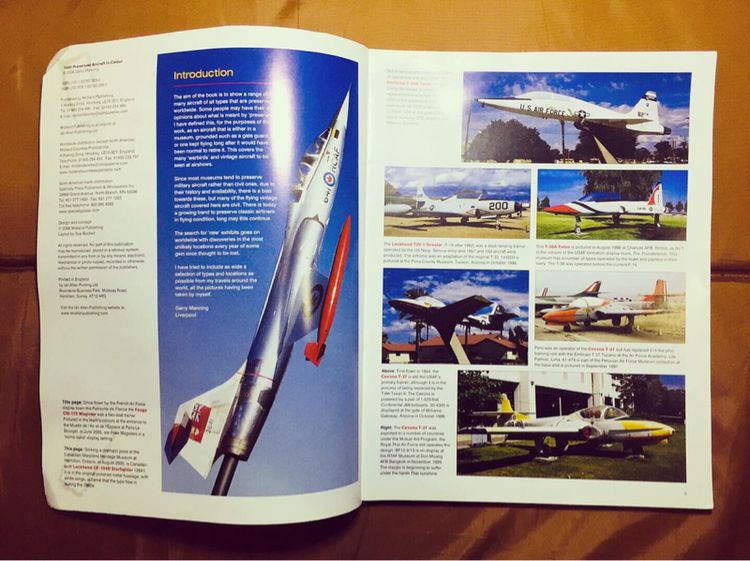 หนังสือเครื่องบินเก่าอเมริกาวินเทจรูปเล่มสวยมีรูปเกือบทุกหน้าเล่มหนา รูปที่ 3