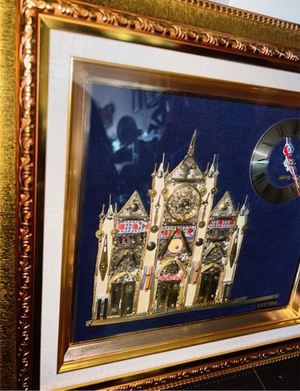 นาฬิกาRhythm ในกรอบกระจก รูปที่ 2