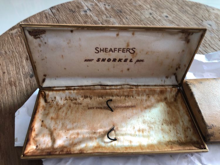 กล่องใส่ปากกา.SHEAFFERS.โบราณ รูปที่ 5