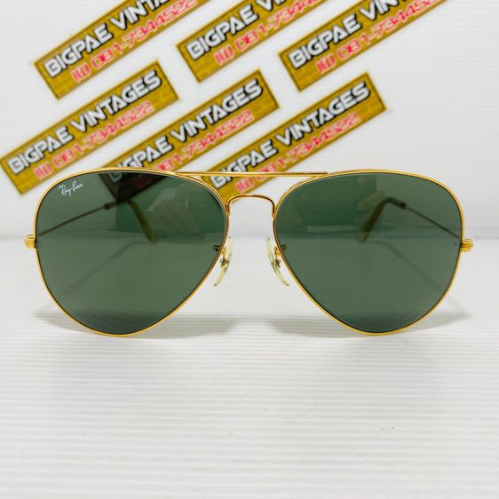 Vintage 80S RAYBAN Aviator Made in USA 62 mm รูปที่ 10