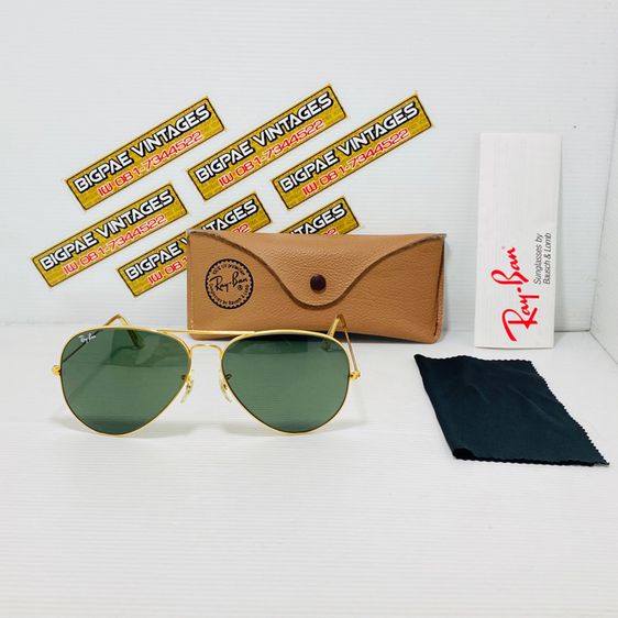 Vintage 80S RAYBAN Aviator Made in USA 62 mm รูปที่ 6