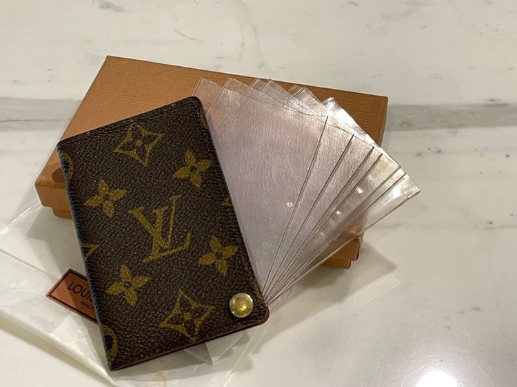 LV Louis Vuitton กระเป๋าใส่บัตร discon. แท้ สภาพดี รูปที่ 1