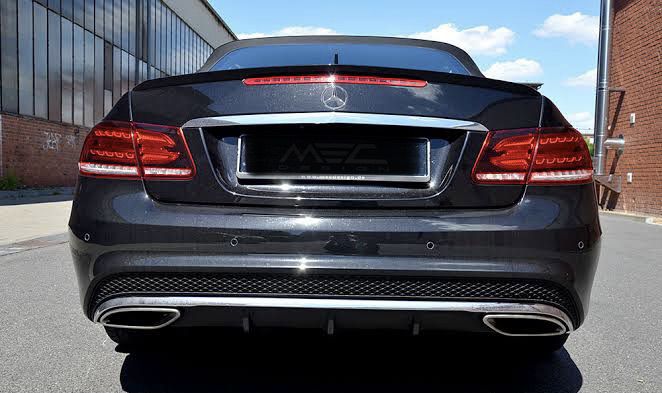 สปอยเลอร์หลัง AMG Benz W207 ชุดแต่ง E Coupe ครอบกระจก ลาย Carbon Kevlar ฝาครอบลำโพงประตู Parking Sensor W212 W207 A2125420018 รูปที่ 11
