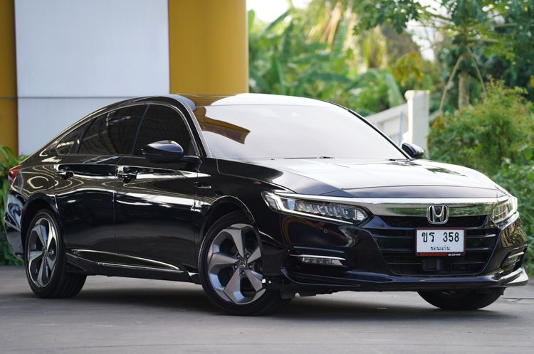 Honda Accord 2020 2.0 Hybrid Tech Sedan ไฮบริด เกียร์อัตโนมัติ ดำ