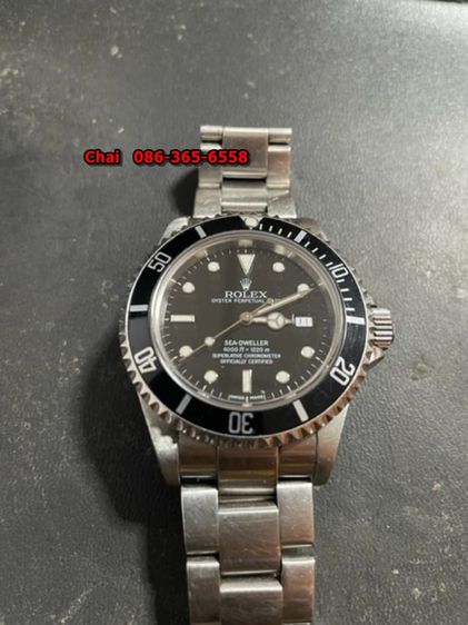 ขออนุญาตขายนาฬิกา ROLEXSea Dweller 16600 สภาพสวย Series Kสภาพสวยกล่องนอกกล่องในครบขาย 380,000 บาท รูปที่ 14