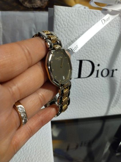 ผ่อน🔥นาฬิกา Dior 18k แท้ วินเทจ 🎁มีชุดกล่องของขวัญDiorแถมให้ด้วยค่ะ รูปที่ 5