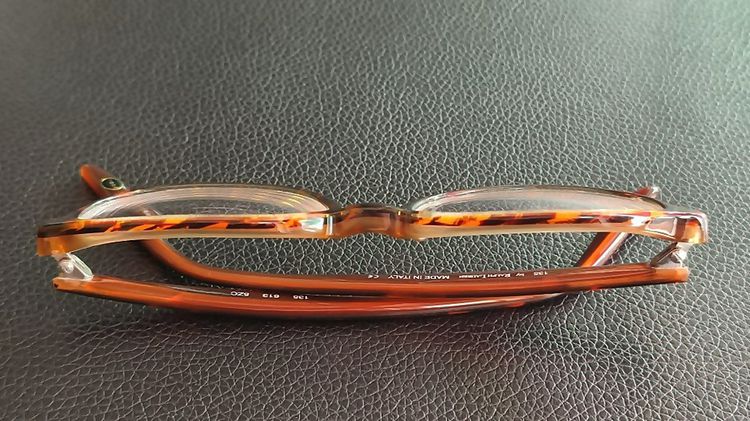 Polo Ralph Lauren 135 613 5ZC 47-15-135 mm made in Italy Eyeglass Frames Glasses กรอบแว่นตาของแท้มือสอง เอาไปเปลี่ยนเลนส์ตามสะดวก รูปที่ 2