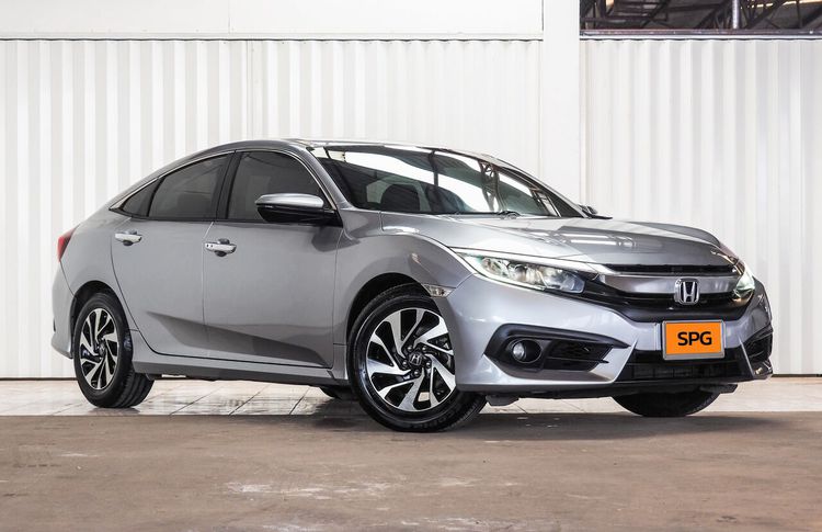 Honda Civic 2016 1.8 EL i-VTEC Sedan เบนซิน ไม่ติดแก๊ส เกียร์อัตโนมัติ เทา