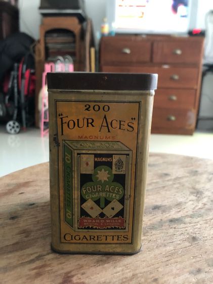 กล่องสังกะสีบุหรี่โบราณ รูปที่ 4