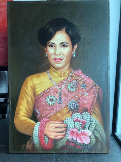 ภาพวาดแท้ 2รูปของ อาจารย์ สนิท ดิษฐพันธ์ ศิลปินแห่งชาติ รูปที่ 5