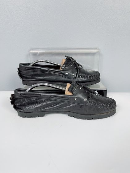 รองเท้าหนังแท้ Zodiac Sz.9.5us44eu28cm สีดำ Made in USA หนังนิ่มมาก พื้นVibram สภาพสวย ไม่ขาดซ่อม ราคา700รวมส่ง รูปที่ 7