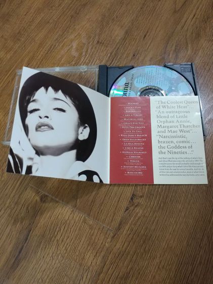 ขายซีดีเพลงสากล MADONNA อัลบั้มชุด THE IMMACULATE COLLECTION แผ่นลิขสิทธิ์แท้ Made in Germany สวย สภาพดี รูปที่ 5