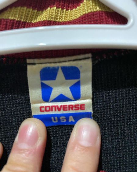 เสื้อวอร์ม Converse สีดำคอจีน แท้💯 รูปที่ 3