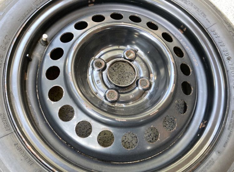 ล้อกระทะ ล้ออะไหล่ 4 รู 100 ยาง 175 65 15 และ 185 65 15 รูปที่ 8