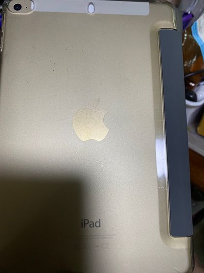 iPadMini 4 Cell 128 GB สีทอง ยก กล่อง ศูนย์ไทย จอสวย  Bat ไม่เสื่อม ได้ทั้งวัน สภาพดี มี รcan นิ้ว แถมเคสแม่เหล็ก รูปที่ 3
