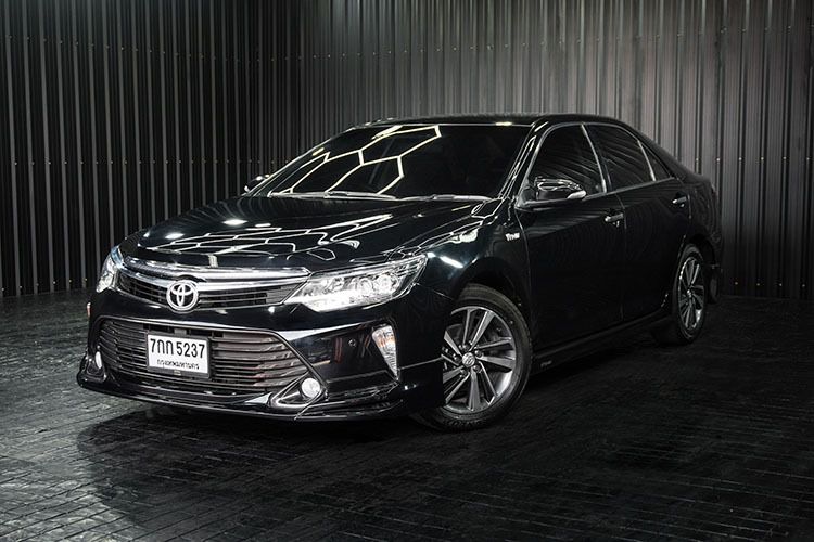 Toyota Camry 2018 2.0 G Sedan เบนซิน ไม่ติดแก๊ส เกียร์อัตโนมัติ ดำ