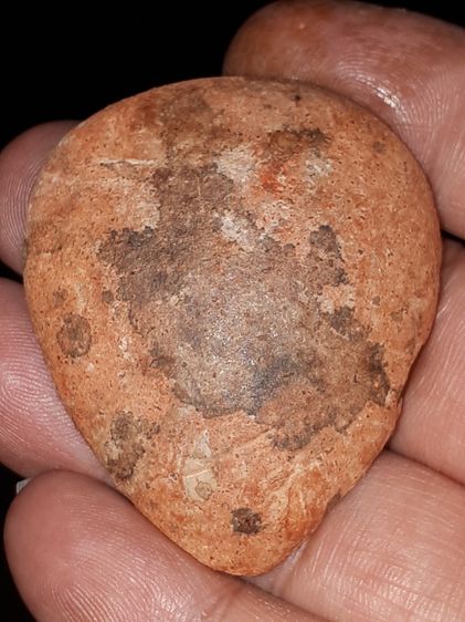 พระเจ้าสิบพระองค์ หลังอูม พระเนื้อดิน ไม่ทราบกร ขนาดใหญ่ประมาณ 2 นิ้ว เนื้อดินเดิมๆ แท้ดูง่าย เก่า แห้ง รอยยุบ การหดตัวของเนื้อดิน ผิวสองสี  รูปที่ 7