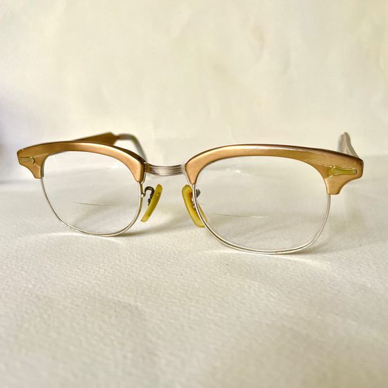 SC USA 🇺🇸 Antique Vintage. eyeglasses frame แว่นตา แว่นกันแดด กรอบแว่นสายตา รูปที่ 10