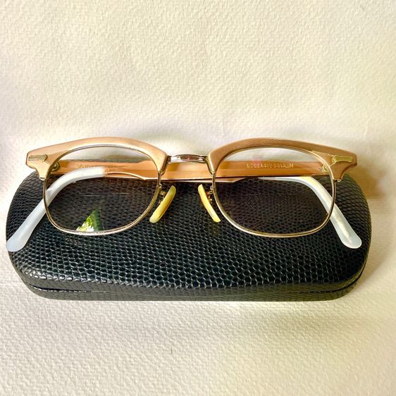 SC USA 🇺🇸 Antique Vintage. eyeglasses frame แว่นตา แว่นกันแดด กรอบแว่นสายตา รูปที่ 2