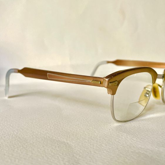 SC USA 🇺🇸 Antique Vintage. eyeglasses frame แว่นตา แว่นกันแดด กรอบแว่นสายตา รูปที่ 9