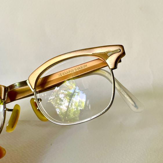 SC USA 🇺🇸 Antique Vintage. eyeglasses frame แว่นตา แว่นกันแดด กรอบแว่นสายตา รูปที่ 15