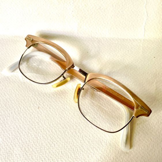 SC USA 🇺🇸 Antique Vintage. eyeglasses frame แว่นตา แว่นกันแดด กรอบแว่นสายตา รูปที่ 6
