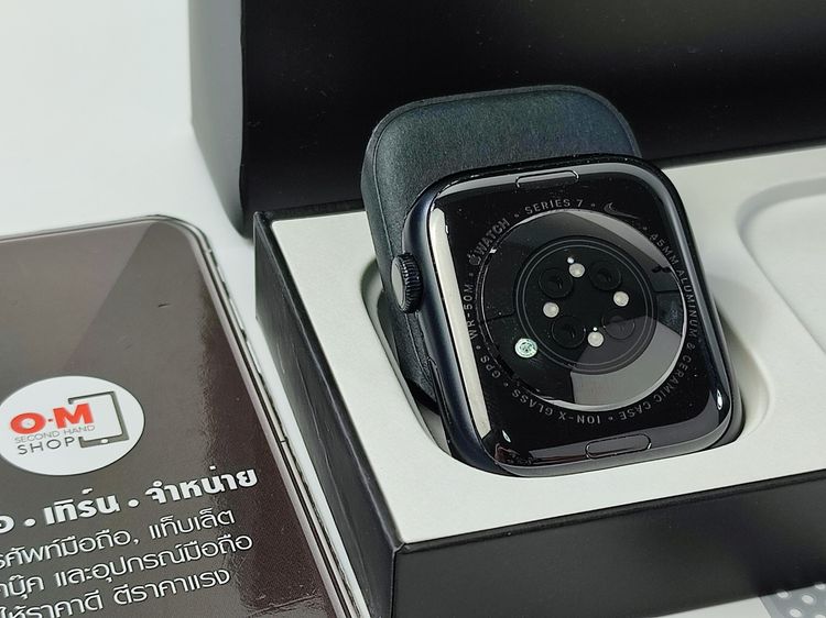 Apple Watch Nike Series7 45mm (GPS) Midnight Aluminum Case Anthracite Black Nike Sport Band ศูนย์ไทย ประกันศูนย์ เพียง 9500.- รูปที่ 4