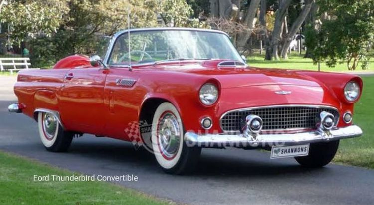 Model 1957 Ford Thunderbird Convertible  รูปที่ 5