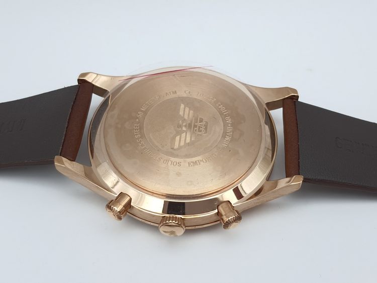 นาฬิกา EMPORIO ARMANI MEN'S AR11043 43 MM QUARTZ CHRONOGRAPH พร้อมกล่อง (ใหม่) รูปที่ 9